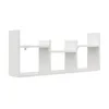 Wandplank wit, 97x40 cm – Modern hangende plank met open Productafbeelding-voorbeeld 2