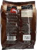 The image shows the back of a large bag of chocolate drops. Produktbild-Vorschau