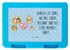 Mr. & Mrs. Panda Bentobox Igel Familie - Blau Pastell - Produktbild-Vorschau 1