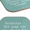 Mr. & Mrs. Panda Untersetzer Glas Spruch Bestatter Produktbild-Vorschau 5