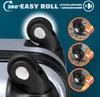 Monzana XL Hartschalen-Trolley ABS Silber 4 Rollen, Produktbild-Vorschau 5