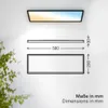 B.K.Licht Pannello LED telecomando 58x20cm squadrato 22W Anteprima dell’immagine prodotto 7