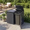 Boîte de rangement pour poubelles Sillar, pour 2 poubelles Voir les images du produit 5