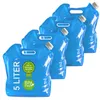 plasteo 4 Stück Wasserkanister 5 Liter faltbar – BPA-frei – Produktbild-Vorschau 1