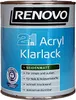 Renovo Acryl seidenmatter 2 in 1 Klar-Lack 2,5 l für innen Produktbild-Vorschau 1