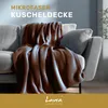 Lavea® Mikrofaser Kuscheldecke 150x200 cm, flauschig & Produktbild-Vorschau 2