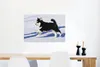 MuchoWow® Poster Husky-Welpe läuft über den Schnee 60x40 cm Produktbild-Vorschau 5