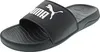 A black Puma slide sandal with a white Puma logo. Anteprima dell’immagine prodotto
