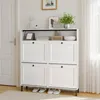 BEALIFE Úzká skříň na boty 100x24x108 cm se 4 dvířky | Náhled obrázku produktu 10