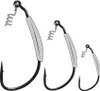 Gamakatsu Weighted Superline Spring Lock - 4 Offsethaken, Produktbild-Vorschau 2