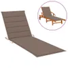 vidaXL Cuscino lettino Taupe 200x70x3 cm Tessuto Oxford Anteprima dell’immagine prodotto 15