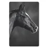 MuchoWow® Mauspad Mousepad Pferd - Tiere - Schwarz - Weiß - Produktbild-Vorschau 1