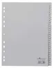 DURABLE Register A4 31-tlg. 1-31 geprägt PP, 652310 grau Produktbild-Vorschau 1