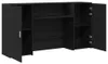 vidaXL Ontvangstbalie, zwart, eikenlook, 200x50x103,5 cm, Productafbeelding-voorbeeld 6