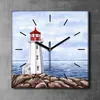 Coloray Uhr auf Leinwand 30x30 cm Wand Uhr Dekoration Produktbild-Vorschau 2