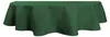 Tischdecke oval dunkelgrün 160x260 cm Leinenoptik Produktbild-Vorschau 1