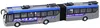 Zdalnie sterowany autobus przegubowy RC Police Szary 1:32 Podgląd zdjęcia produktu 2