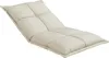 A beige floor chair is shown against a white background. Voir les images du produit