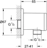 GROHE Wandanschlussbogen Tempesta 28671 1 chrom Produktbild-Vorschau 7