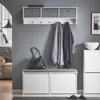 SoBuy FSR98-XL-W Výklopný botník se 2 klapkami Lavice na Náhled obrázku produktu 3