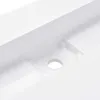 Lavabo in mineralmarmo 120x46x11 cm bianco Anteprima dell’immagine prodotto 11