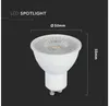 V-TAC SAMSUNG 6,5W GU10 VT-247 teplá 480lm LED žiarovka Náhľad obrázku produktu 8