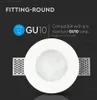 V-TAC LED-Spotleuchte - Einbauleuchte - GU10 Frostglas - Produktbild-Vorschau 4