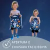 HECKBO Sacca sportiva per bambini con astronauta e motivo Anteprima dell’immagine prodotto 4