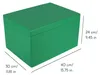 Caja de madera con tapa Creative Deco XXL verde, 40 x 30 x Vista previa de la imagen del producto 2
