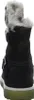 A back view of a black boot with fur trim. Produktbild-Vorschau