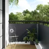 vidaXL Brise-vue pour balcon Gris foncé 500 x 80 cm Voir les images du produit 2