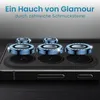 Kamera Linsenschutz Glas Set mit Schmucksteinen für Samsung Produktbild-Vorschau 8