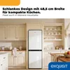 Exquisit Kühl-Gefrierkombination, 193 Liter, No-Frost, Produktbild-Vorschau 2