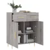 Sideboard Grau Sonoma 69,5x34x90 cm Holzwerkstoff Produktbild-Vorschau 4
