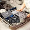 3x Kleine Reise Kosmetiktasche Kulturbeutel, Canvas, Produktbild-Vorschau 4