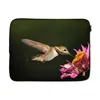 MuchoWow® Laptop Hülle 17 Zoll Laptoptasche Kolibri - Blume Produktbild-Vorschau 1