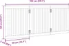 vidaXL Porte pour chien pliable en 3 parties, blanche, 150 Voir les images du produit 7