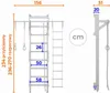 Dřevěná gymnastická stěna Eco 2 | Dřevěná gymnastická stěna Náhled obrázku produktu 6