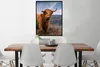 MuchoWow® Gerahmtes Poster Schottischer Highlander - Berg - Produktbild-Vorschau 2