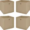 Faltbox 4er Set FLORI 1 Aufbewahrungsbox in beige Produktbild-Vorschau 1