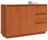 vidaXL Komoda se zásuvkami, hnědá, vzhled dubu, 111 x 34 x Náhled obrázku produktu 2