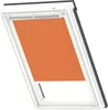 VELUX Verdunkelungsrollo uni orange manuell Rahmen weiß DKL Produktbild-Vorschau 2