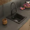 Granitan | Granitspüle - Spülbecken - 50x40 cm - Schwarz - Produktbild-Vorschau 4
