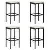 The Living Store 5-tlg. Gartenbar-Set mit Kissen Poly Produktbild-Vorschau 9