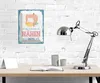 Blechschild Wandbild in : Brillante Farben, Größe 30 x 40 Produktbild-Vorschau 3