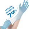 HYGOSTAR Nitril-Handschuh "SAFE SUPER STRETCH" L blau 100 Produktbild-Vorschau 2