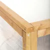 tectake® Hochbeet aus Holz, mit Ablage und Frühbeet-Aufsatz Produktbild-Vorschau 10