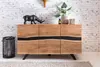FineBuy Sideboard Akazie Massivholz 150 cm mit 3 Türen- Produktbild-Vorschau 4