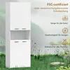 HOMCOM Badezimmerschrank, Hochschrank mit ausklappbarem Produktbild-Vorschau 8