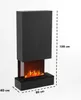 GLOW FIRE Elektrokamin 'Hölderlin Hoch'| Wasserdampf Kamin Produktbild-Vorschau 3